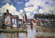 Alfred Sisley Moret-sur-Loing USA oil painting artist